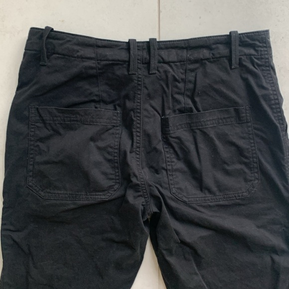 NWOT Quince black organic cotton utility joggers zip ankle size 4 hiking pants - Picture 10 of 11